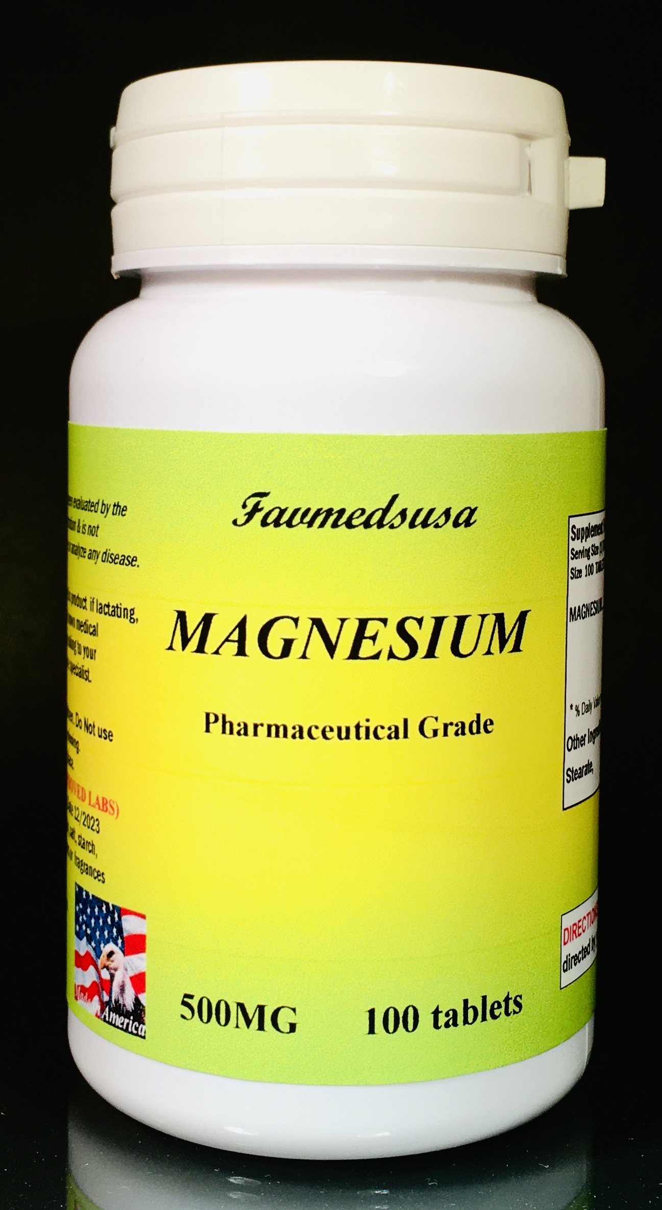 Magnesium 500mg - 100 tablets